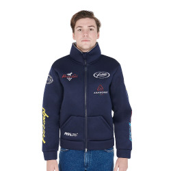 Unisex-Multilogo-Jacke ohne Kapuze Pool's Marine Marineblau