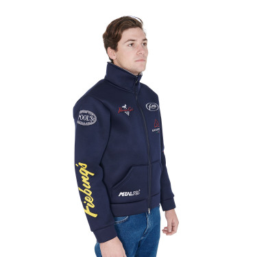 Unisex-Multilogo-Jacke ohne Kapuze Pool's Marine Marineblau