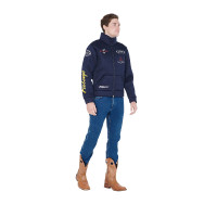 Unisex-Multilogo-Jacke ohne Kapuze Pool's Marine Marineblau