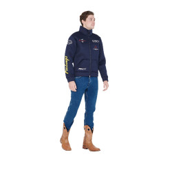Unisex-Multilogo-Jacke ohne Kapuze Pool's Marine Marineblau