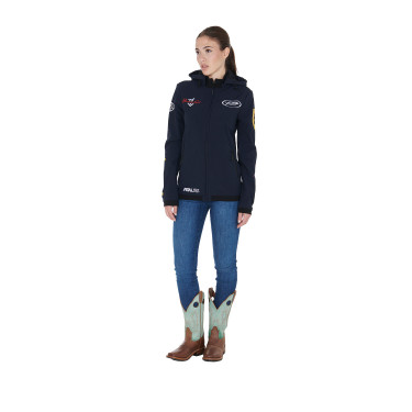 Softshell Unisex Multilogo Pool's Marine Marineblau