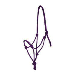 Genickriemen Geknotete Verstellbare Kordel Waves Design 8mm Pool's Violett / Schwarz Lila