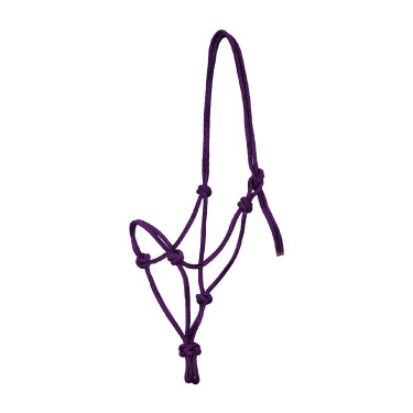 Genickriemen Geknotete Verstellbare Kordel Waves Design 8mm Pool's Violett / Schwarz Lila