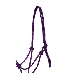 Genickriemen Geknotete Verstellbare Kordel Waves Design 8mm Pool's Violett / Schwarz Lila