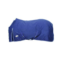 Oberhemd aus hochwertiger Baumwolle in Canvas Almeria Umbria Reitsport Marine Marineblau