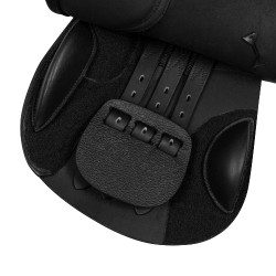 Boston Vielseitigkeitssattel mit austauschbaren Kopfeisen Enthält 4 Supreme-Kopfeisen Schwarz