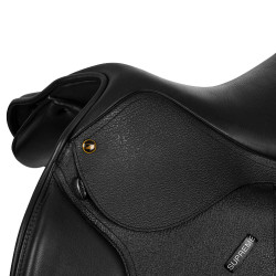 Boston Vielseitigkeitssattel mit austauschbaren Kopfeisen Enthält 4 Supreme-Kopfeisen Schwarz