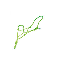 Geflochtenes Halfter mit Doppelknoten Umbria Equitazione Zitrone Gelb