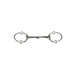 Edelstahl-Eierbutt-Trense Mors Gag Umbria Equitazione