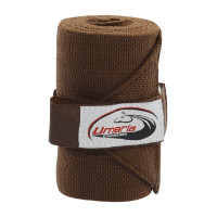 Elastische Arbeitsbandagen, 4er-Set Umbria Equitazione Dunkelbraun