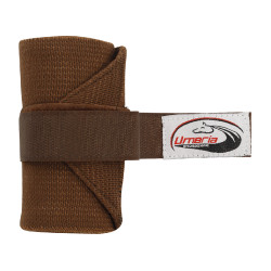 Elastische Arbeitsbandagen, 4er-Set Umbria Equitazione Dunkelbraun