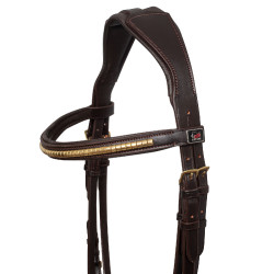 Englische Trense mit Clincher und Gummizügeln Supreme Englische Trense mit Clincher und Gummizügeln Supreme
