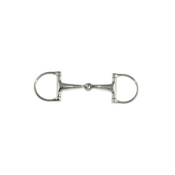 Ringgebiss D-förmig aus Edelstahl Umbria Equitazione