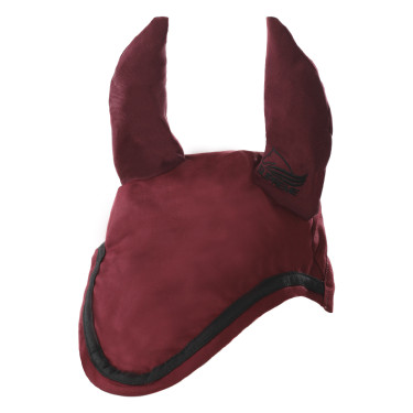 Baumwoll-Fliegenhaube Supreme Bordeaux / Schwarz
