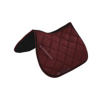 Tapis de Selle Matelassé Jumping Supreme Bordeaux / noir