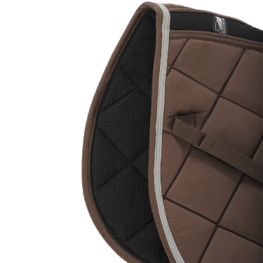 Gestepptes Spring-Schabracke Supreme Braun / Hellgrau