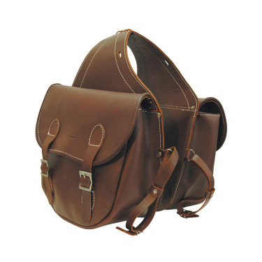 Satteltasche Lakota Deluxe aus Leder mit 2 Taschen Pool's Satteltasche Lakota Deluxe aus Leder mit 2 Taschen Pool's