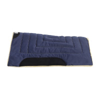 Satteldecke Western aus einfarbigem Cordura Pool's Lakota Marine Marineblau