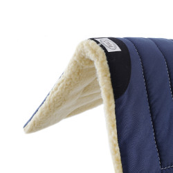 Satteldecke Western aus einfarbigem Cordura Pool's Lakota Marine Marineblau