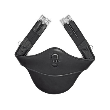Gurtzügel mit Bauchlatz aus Supreme-Leder