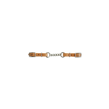Leder-Nasenriemenkettchen mit Lakota-Kette