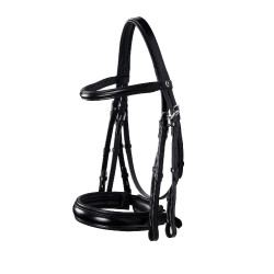 Zaum Evolution aus Leder ohne Doppellongen Equestro
