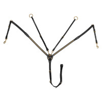 Collier de chasse en Cuir avec Clincher en Laiton Supreme Noir