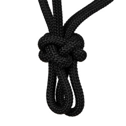 Knotenhalfter mit Navajo-Verzierungen Pool's Schwarz