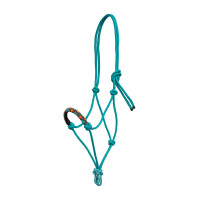 Knotenhalfter mit Navajo-Verzierungen Pool's Schwarz Knotenhalfter mit Navajo-Verzierungen Pool's Schwarz