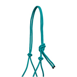 Knotenhalfter mit Navajo-Verzierungen Pool's Türkis Blau Knotenhalfter mit Navajo-Verzierungen Pool's Türkis Blau