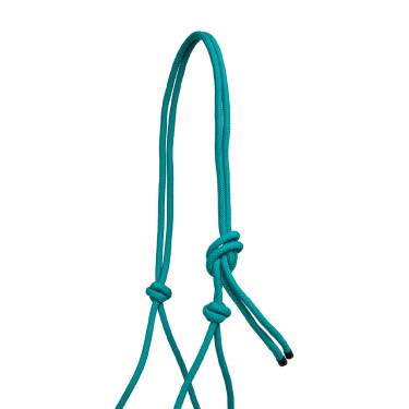 Knotenhalfter mit Navajo-Verzierungen Pool's Türkis Blau Knotenhalfter mit Navajo-Verzierungen Pool's Türkis Blau