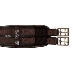 Neoprengurt Englisch mit Elastiken Umbria Equitazione Braun