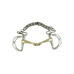 Mors Inox mit Oliven-Pro-Gebiss mit Kette Umbria Equitazione