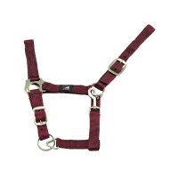 Licol en Nylon Double Couche avec Double Réglage Supreme Bordeaux