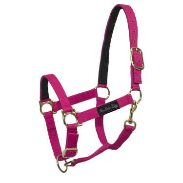 Nylonhalfter mit Lederverstärkung Umbria Equitazione