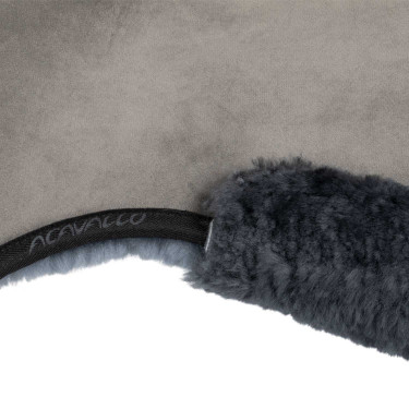 Stoßdämpfer MF-S JCCS-S CW-CS Schweden mit vollständigem Lammfell Acavallo Grau / grau