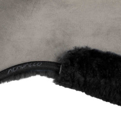 Stoßdämpfer MF-S JCCS-S CW-CS Schweden mit vollständigem Lammfell Acavallo Grau / Schwarz Stoßdämpfer MF-S JCCS-S CW-CS Schweden mit vollständigem Lammfell Acavallo Grau / Schwarz