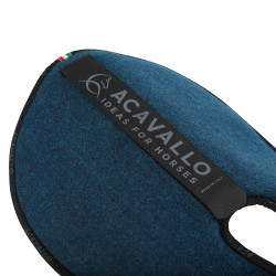 Piuma WFS Stoßdämpfer mit Taschen und Vorder-/Hintererhöhung aus Acavallo Filz Piuma WFS Stoßdämpfer mit Taschen und Vorder-/Hintererhöhung aus Acavallo Filz