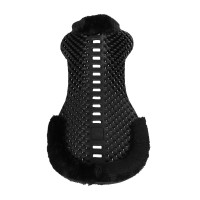 Dämpfer Piuma-FS Respira-FS mit Vordererhöhung und Ökologischem Lammfell Acavallo Schwarzes Schaffell Dämpfer Piuma-FS Respira-FS mit Vordererhöhung und Ökologischem Lammfell Acavallo Schwarzes Schaffell