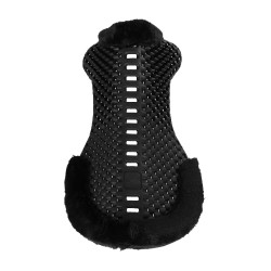 Dämpfer Piuma-FS Respira-FS mit Vordererhöhung und Ökologischem Lammfell Acavallo Schwarzes Schaffell