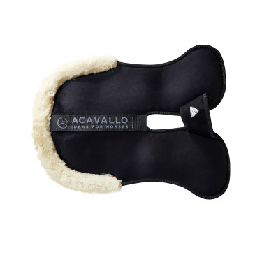 Piuma-FS WFS-FS Stoßdämpfer mit Taschen, Wildleder, Vorder-/Hintererhöhung Acavallo Piuma-FS WFS-FS Stoßdämpfer mit Taschen, Wildleder, Vorder-/Hintererhöhung Acavallo