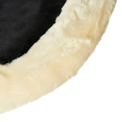 Piuma-FS WFS-FS Stoßdämpfer mit Taschen, Wildleder, Vorder-/Hintererhöhung Acavallo Schwarz / Natur