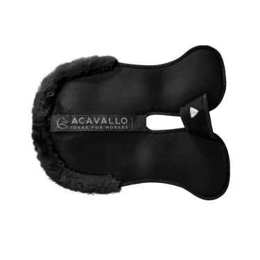 Piuma-FS WFS-FS Stoßdämpfer mit Taschen, Wildleder, Vorder-/Hintererhöhung Acavallo Piuma-FS WFS-FS Stoßdämpfer mit Taschen, Wildleder, Vorder-/Hintererhöhung Acavallo