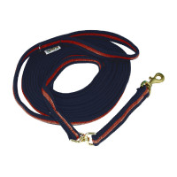 Arbeitslonge aus gepolsterter Baumwolle 8 m Umbria Equitazione Marine / Bordeaux Blau