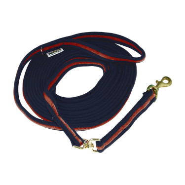 Arbeitslonge aus gepolsterter Baumwolle 8 m Umbria Equitazione Marine / Bordeaux Blau