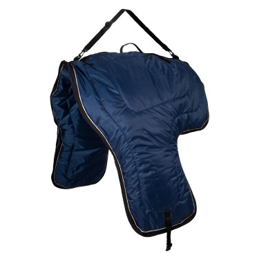 Gepolsterte Transporttasche für Westernsattel Pool's Marine / Silber Blau