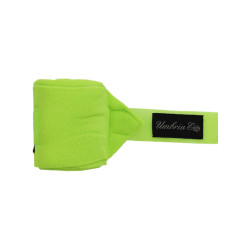 Ruhebandagen aus Fleece, 4 Stück, Umbria Equitazione Zitrone Gelb