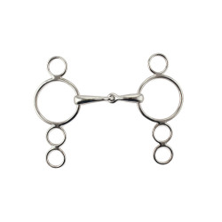Pferdegebiss Pessoa Pony 4 Ringe Edelstahl Umbria Reitsport