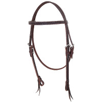 Bridon Cross Over Pool's 23755 mit Gravur Serpent Pool's Braun