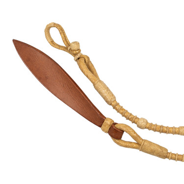 Romal-Zügel aus Rawhide Pool's Braun / Natur